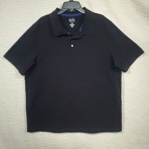 Croft & Barrow Black Polo Men's Size 2XB